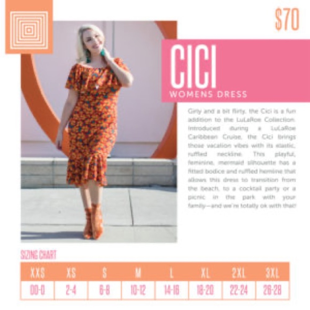 LULAROE | Stretchy Black Cici Dress Mermaid Feminine Cruise Vacation Beachy | XL - Picture 6 of 8